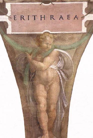 Michelangelo Buonarroti The Erythraean Sibyl